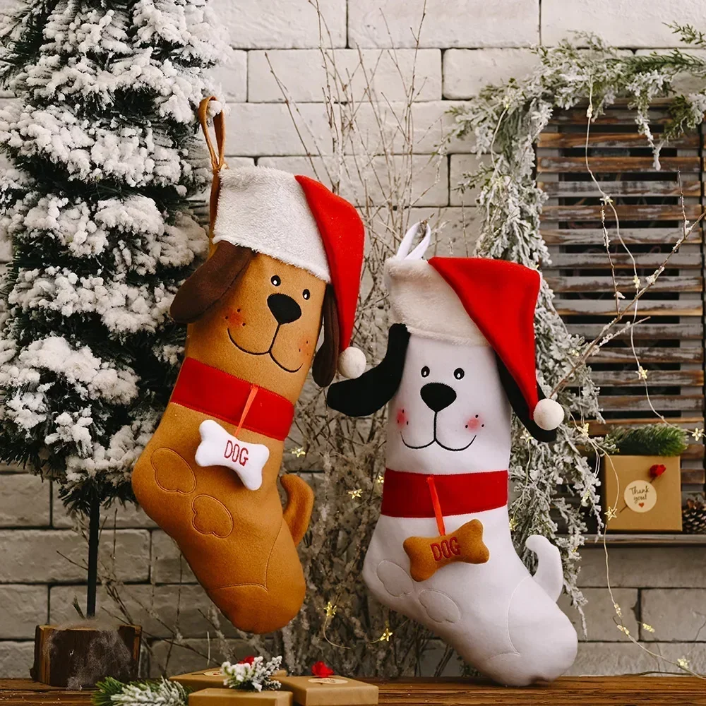 Christmas Stocking Hanging - Детские рождественские чулки, Рождественский Подарочный пакет,