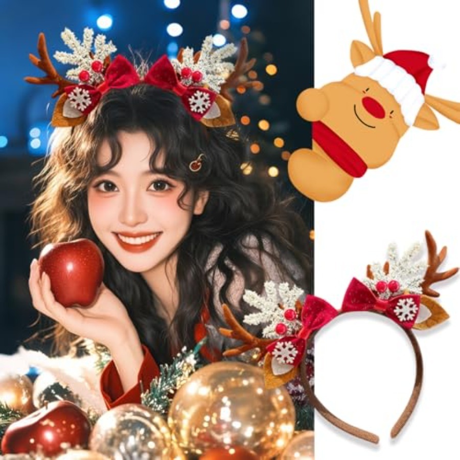 Милый рождественский ободок дл – обзор и цена Reindeer Antlers Headband