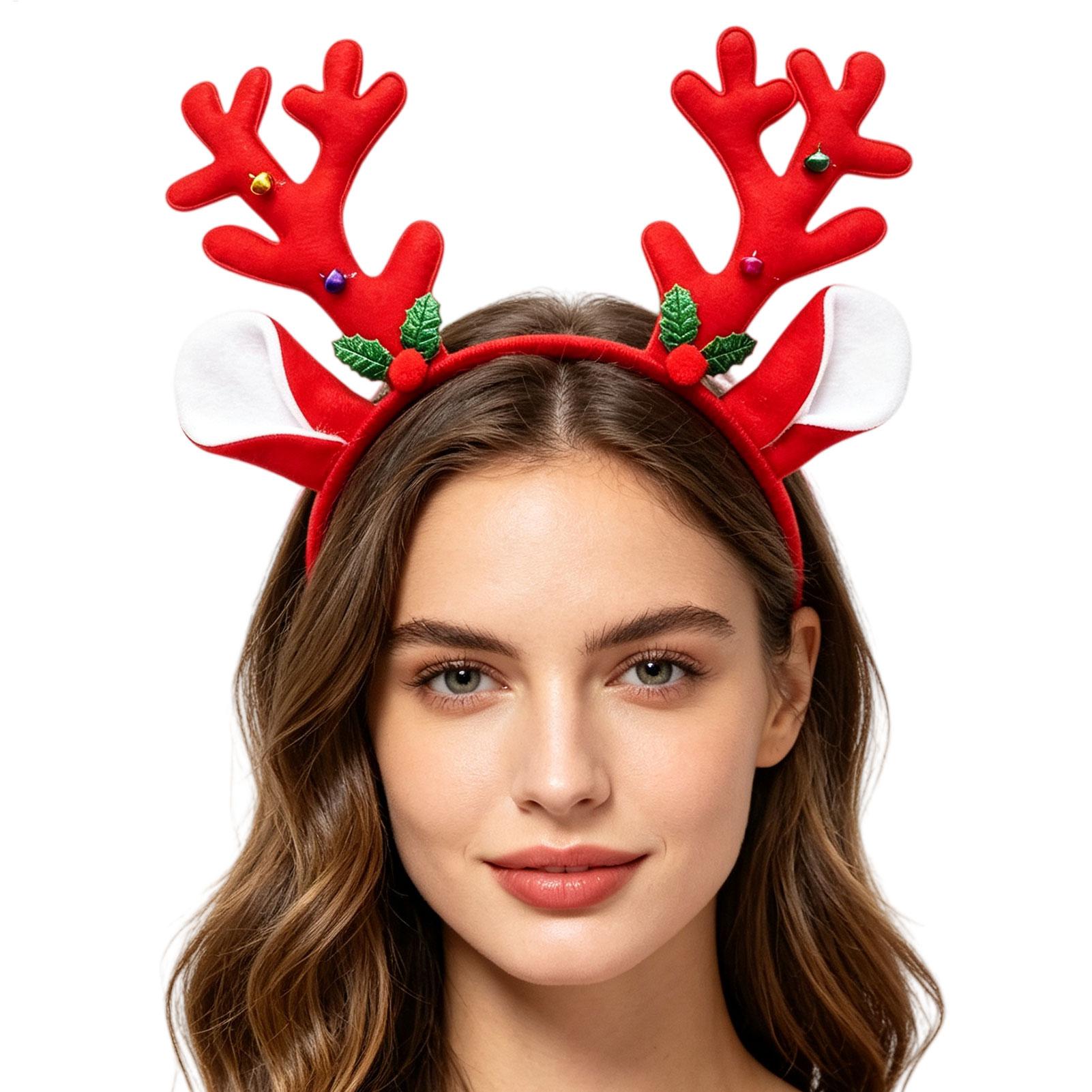 Рождественский ободок с оленьи – обзор и цена Reindeer Antlers Headband